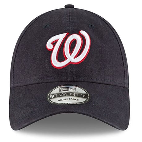 9Twenty ニューエラ NEWERA ワシントン ナショナルズ  MLB ストラップバックキャップ 紺