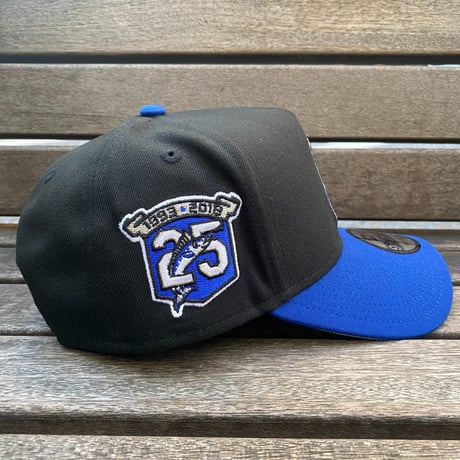 海外限定 Newera ニューエラ 9Forty Aフレーム Marlins フロリダ マーリンズ 25th Anniv スナップバックキャップ (940-258)