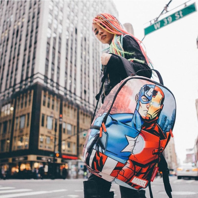 限定コラボ】 SPRAYGROUND スプレイグラウンド MAVEL シビル