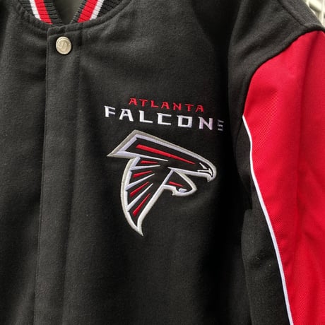 NLF公認  JHデザイン Falcons アトランタ ファルコンズ NFL リバーシブル スタジアムジャケット