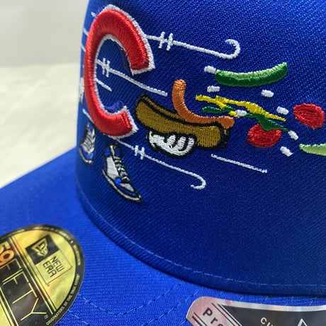 海外限定 NEWERA ニューエラ 59FIFTY Aフレーム Cubs シカゴ カブス Cartoon キャップ (5-5)