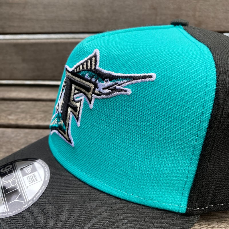 海外限定 Newera ニューエラ 9Forty A-Frame Aフレーム Marlins
