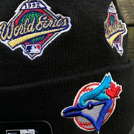 USA限定 NEWERA ニューエラ MLB ワールドシリーズ ニットキャップ Jays ブルージェイズ
