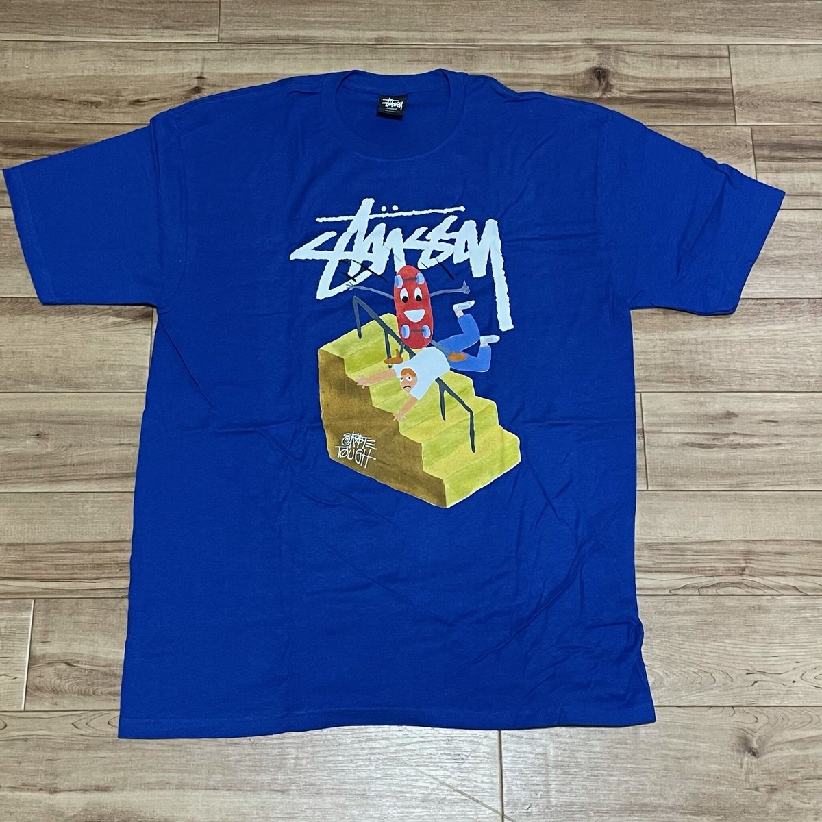 【新品未使用】STUSSY × NIKE BEACH Tシャツ　US M