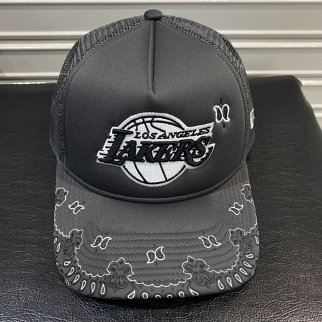 USAモデル Newera ニューエラ 9Forty トラッカーキャップ NBA ロサンゼルス レイカーズ