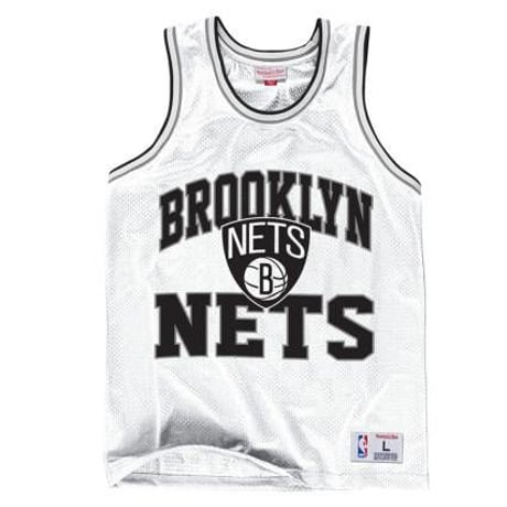 Mitchell&Ness ミッチェル&ネス NBA メッシュタンクトップ 白  ブルックリン Nets ネッツ