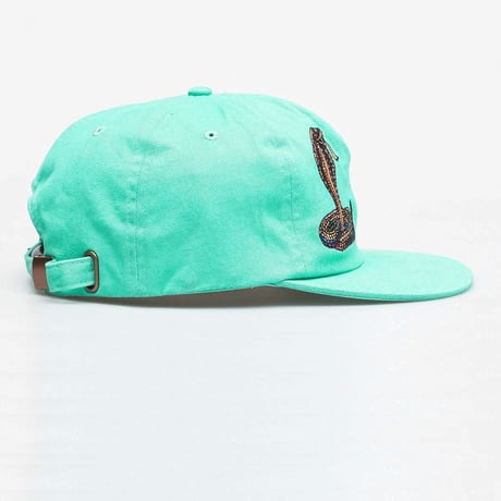 ダイヤモンドサプライ Diamond Supply Co. ストラップバックキャップ コブラ柄 DMNDブルー