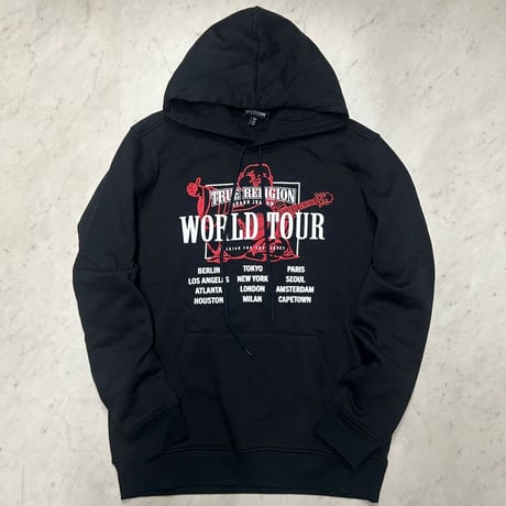 True Religion トゥルーレリジョン World Tour Hoodie ワールドツアー プルオーバー パーカ  (TRUE-H5)