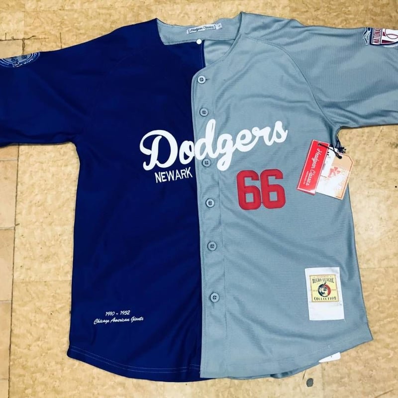 NEGRO LEAGUE ニューアーク Dodgers ドジャース ベースボールシャツ 野...