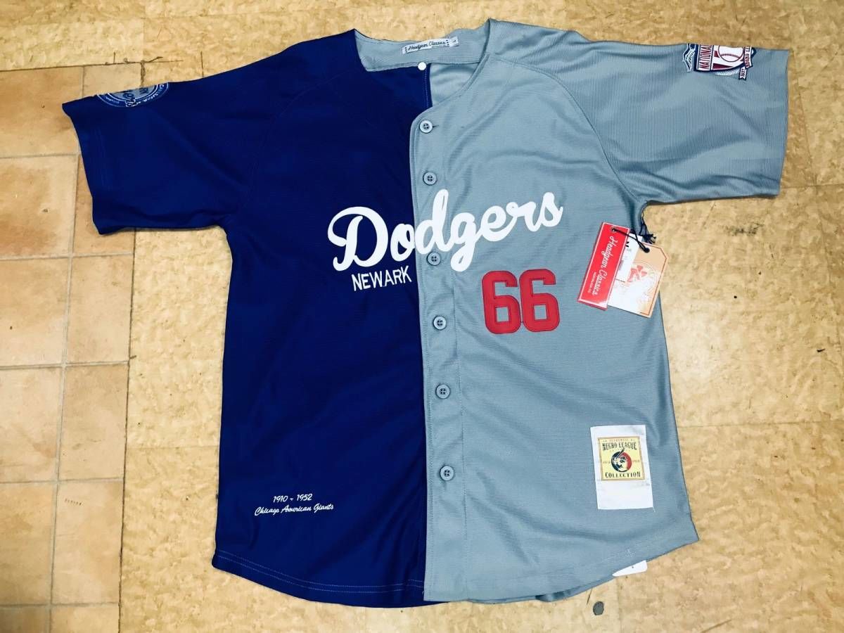 NEGRO LEAGUE ニューアーク Dodgers ドジャース ベースボールシャツ 野