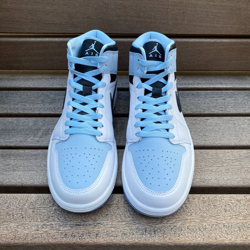 NIKE ジョーダン1 AIR JORDAN1 27CM US9 UNC 水色 NIKE ナイキ AIR JORDAN1 エアジョーダン1 UNC パステルアイスブルー (A