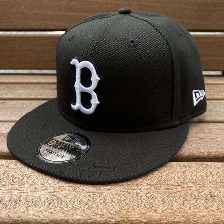 9FIFTY ニューエラ Newera ボストン レッドソックス REDSOX スナップバックキャップ 黒/白ロゴ