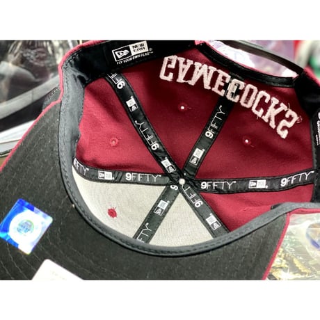 NCAA カレッジエイト サウスカロライナ大学  ゲームコックス NEWERA スナップバック キャップ 9Fifty