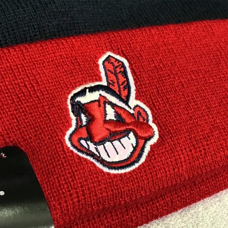 ニューエラ NEWERA ニット帽 クリーブランド Indians インディアンス MLB