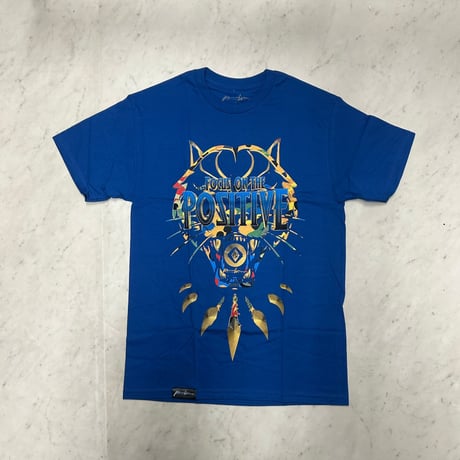 LA発 Positive Wear Clothing ポジティブウェア クロージング Black Panther FOTP Tシャツ (PWT48blu)