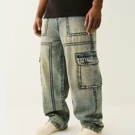 プレミアムジーンズ True Religion トゥルーレリジョン Big T Cargo Pant ビッグT カーゴデニム (JNS251)