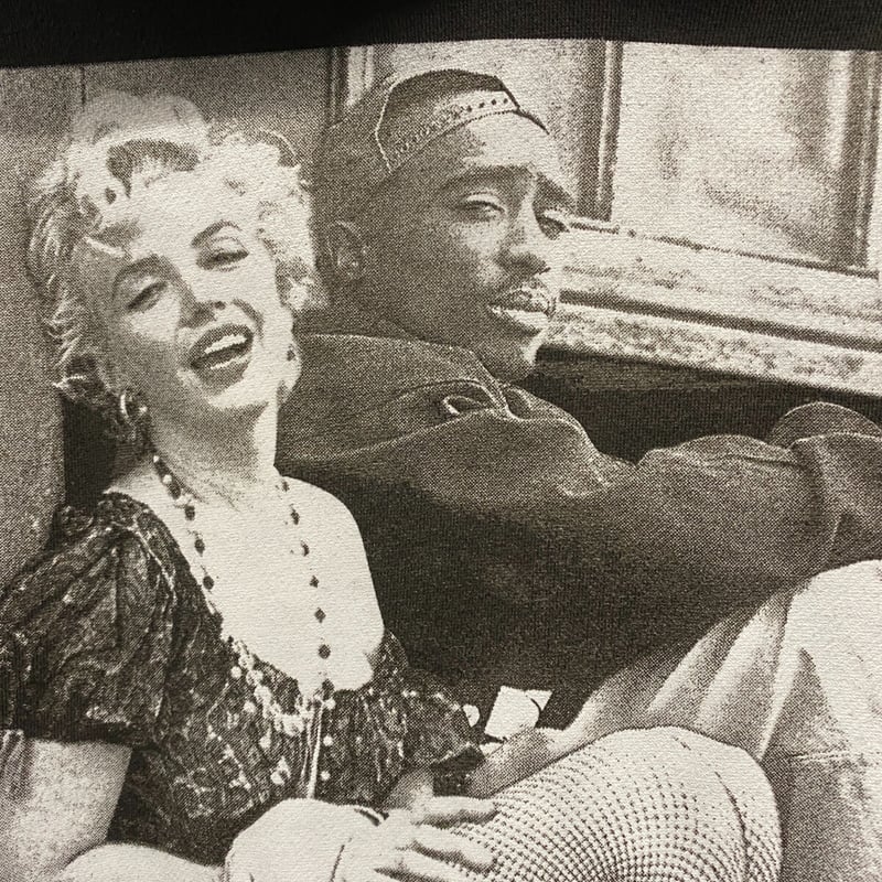 LA発 レジェンド 2Pac 2パック マリリンモンロー 黒 プル LA発 レジェンド 2Pac 2パック マリリンモンロー 黒 プル