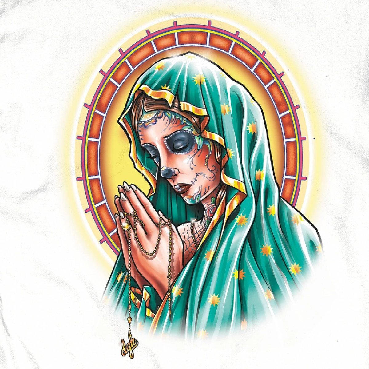 DGK ディージーケー 長袖 Tシャツ ロンT 聖母 Madre de Dios 