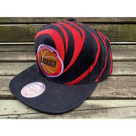 Mitchell&Ness NBA ヒューストン ロケッツ Rocket ハリケーン スナップバックキャップ