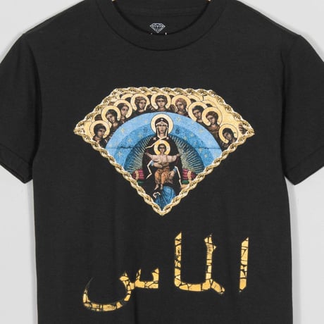 USA製 【XL】 Diamond Supply Co ダイヤモンドサプライ 半袖 Ｔシャツ ArabicMary 黒 LA