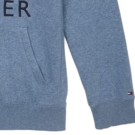 TOMMY HILFIGER USA トミーヒルフィガー Quinn プルオーバーパーカー Blue Heather