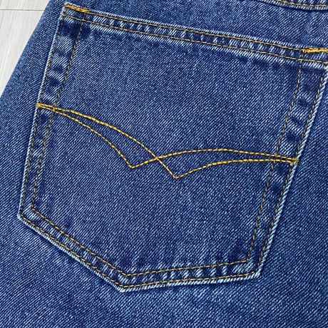 老舗LAブランド KnoBetta ノーベター ウォッシュブルー デニム 太め ショートパンツ (SJNS1)