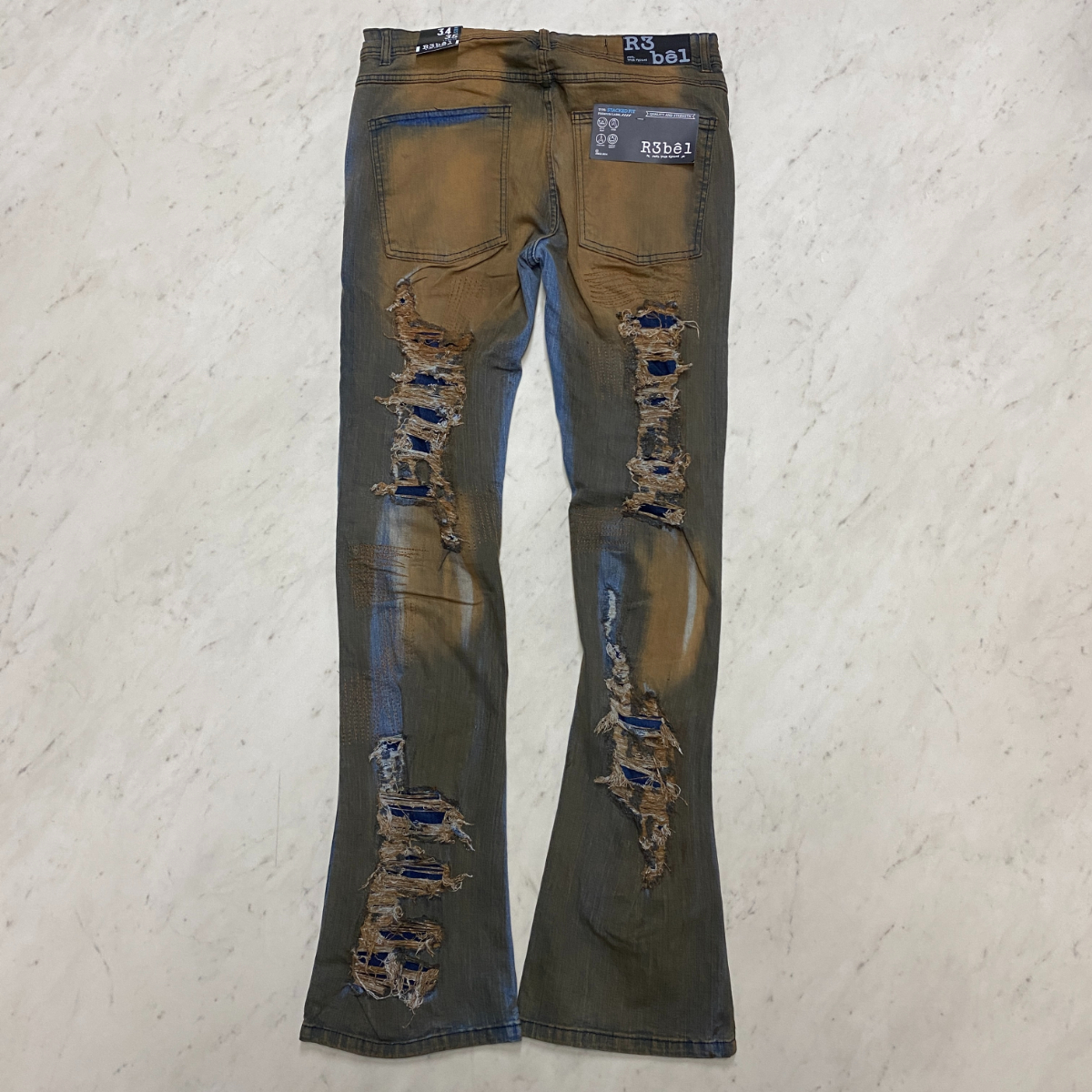 VALABASAS バラバサス スタックドパンツ フレア 30