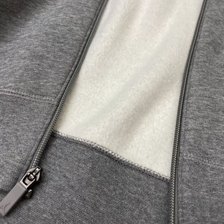 USAモデル NIKE ナイキ AIR JORDAN 刺繍ロゴ ジャンプマン ジップアップパーカー グレー