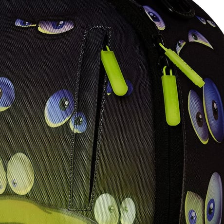 米国仕様 SPRAYGROUND 暗闇で光る グローインザダーク EYES ALL A GLOW バックパック (BKPK46)