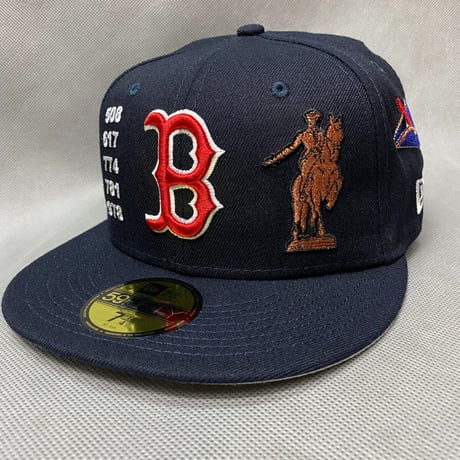 59FIFTY ニューエラ 限定モデル ボストン レッドソックス 紺 MLB エリアコード AreaCode ジョージワシントン