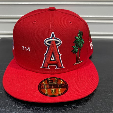 59FIFTY ニューエラ Newera 限定モデル LA ANGELS エンゼルス  Area-Codeエリアコード