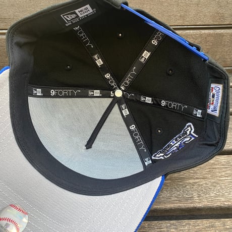 海外限定 Newera ニューエラ 9Forty Aフレーム Marlins フロリダ マーリンズ 25th Anniv スナップバックキャップ (940-258)