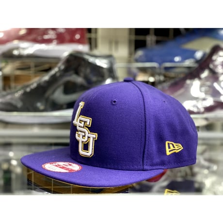 NCAA カレッジエイト ルイジアナ州立大 LSU Tigers ニューエラ スナップバック キャップ 9Fifty
