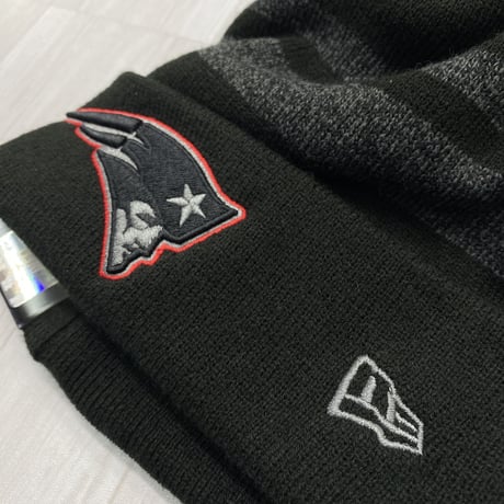 NEWERA USA ニューエラ NFL ニューイングランド ペイトリオッツ Patriots ニット帽 黒