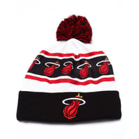 ニューエラ NEWERA ポンポン ニット帽 マイアミ HEAT ヒート NBA オフィシャル 公式 バスケット