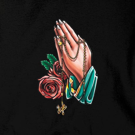 DGK ディージーケー 長袖 Tシャツ ロンT 聖母 Madre de Dios 黒 カリフォルニア ストリート Our Lady