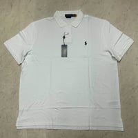 米国仕様 POLO ラルフローレン RALPH LAUREN 半袖 ポロシャツ Pony Logo Polo Shirts 白 (RLPS1)