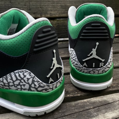 NIKE AIR JORDAN3 RETRO ナイキ エアジョーダン3 レトロ 黒/緑/グレー  セメント柄