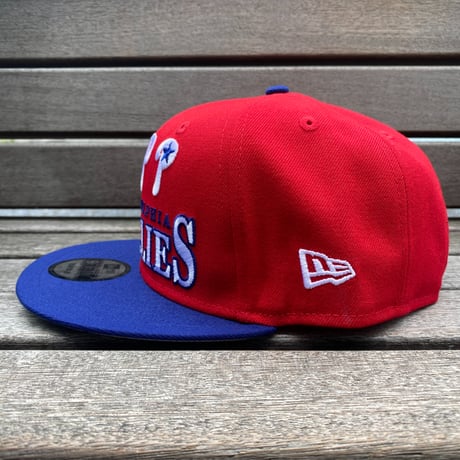 USA限定 9FIFTY ニューエラ MLB フィラデルフィア フィリーズ Phillies スナップバックキャップ ARCHIVE 赤 (950-224)