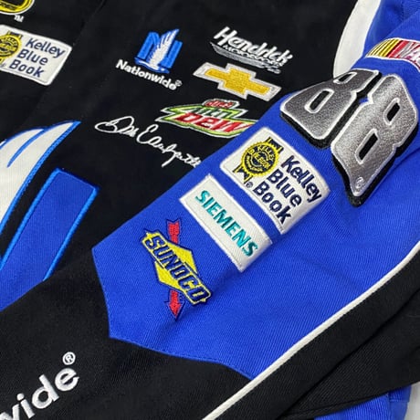 NASCAR ナスカー JHデザイン Nationwide88 デイルアーンハート 黒 レーシングジャケット