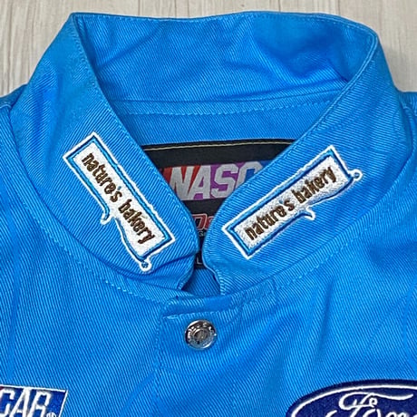 NASCAR ナスカー JHデザイン NATURE'S BAKERY レーシングジャケット 水色 ダニカ パトリック