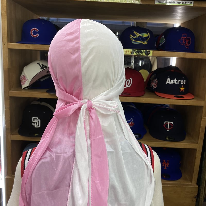 バイカラー DURAGドゥーラグ TIEDOWN インナーキャップ シルキー バイカラー DURAGドゥーラグ TIEDOWN インナーキャップ シルキー