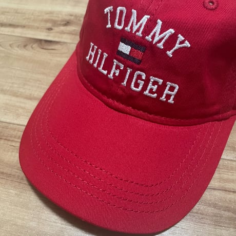 トミーヒルフィガー TOMMY HILFIGER USA ストラップバックキャップ 赤 CLASSIC (20)