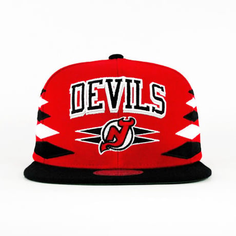 ミッチェル&ネス NHL ニュージャージー Devils デビルス スナップバック キャップ アイスホッケー
