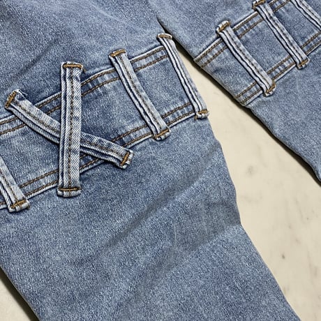海外限定 KDNK ディーケーエヌケー Stacked Skinny Flare スタックド スキニーフレア ジーンス (JNS46)