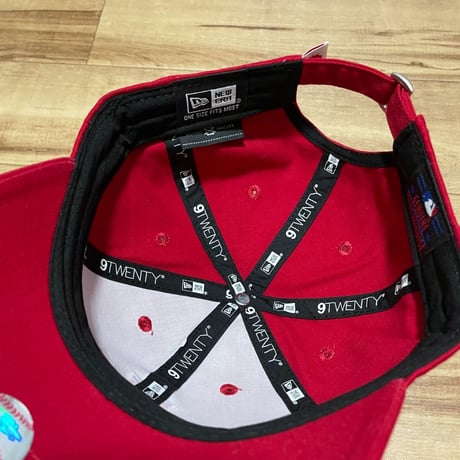 9Twenty ニューエラ NEWERA トロント ブルージェイズ MLB ストラップバックキャップ 赤 ALT2