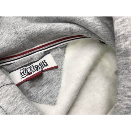 TOMMY HILFIGERトミーヒルフィガー BROOK プルオーバー パーカー 刺繍ロゴ 黒