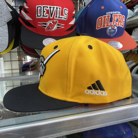Adidas アディダス NHL ピッツバーグ ペンギンズ スナップバックキャップ アイスホッケー