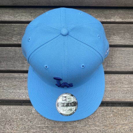USA仕様 9FIFTY ニューエラ MLB ロサンゼルス ドジャース LA Dodgers スナップバックキャップ Essentials Sky Blue (950-203)