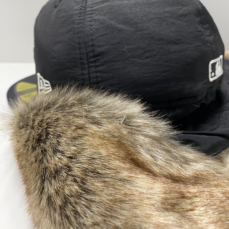 海外限定 59FIFTY ニューエラ レトロクラウン Winter Dog Ear ドッグイヤー LA Dodgers ドジャース トラッパーキャップ (15-54)